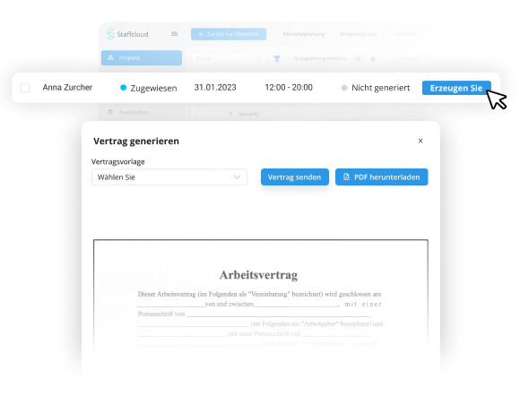 Generate Contracts DE